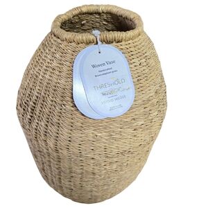Threshold Natural Woven Basket Vase